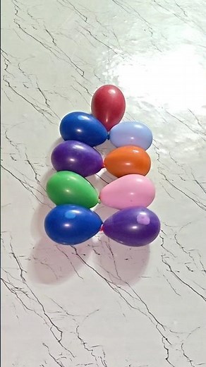 Mini water balloon pop reverse video | #satisfying #poppballons #asmr #relaxing #balloonpopping