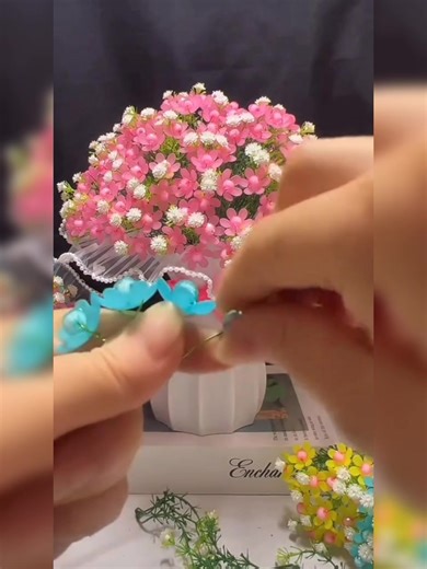 Tutorial kerajinan bunga manik akrilik . #digitalcreator #handmadecrafts #art | Clyon Diy Mdc