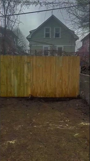 Wooden Fence Installation: #fence #diy #construction