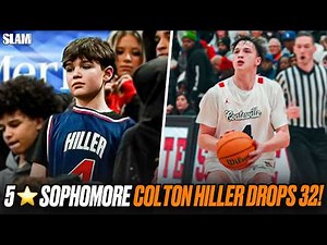 Top-5 Ranked Sophomore Colton Hiller Went Off For 32 PTS in a RIVALRY Game 😤🔥