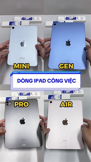 Nên mua dòng iPad nào để làm việc, Mini, Gen, Air hay Pro?? #anhphioffice #anhphibantao #viral #work #ipad