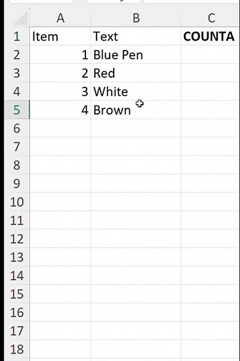 Count Non Empty Cells in Excel with COUNTA! 📊
