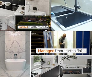 ️ Wondering how a kitchen or bath transformation actually happens? Our How It Works page breaks it down step by step—from picking your perfect surfaces to seeing your dream space come to life. It’s simple, stress-free, and designed to make your renovation journey as easy as possible. ✨ Check it out and start imagining your new space today! https://zurl.co/LLdXL | Granite Transformations | Facebook