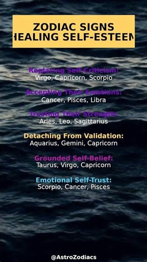 Your Zodiac Sign Healing Its Self-Esteem