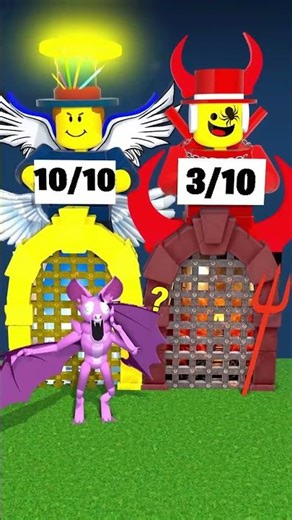 POV HEAVEN vs HELL OVERLOAD Challenge - BAT vs OWL And CRACKY4 - 99 Nights In The Forest Animation