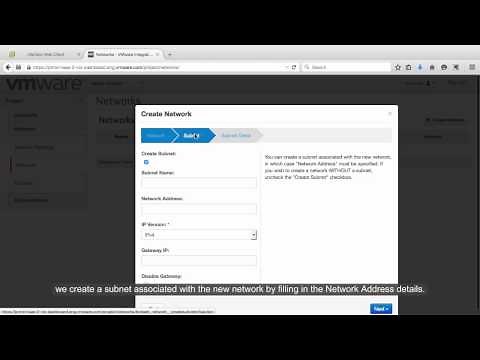 VMware Integrated OpenStack – Adding Networks
