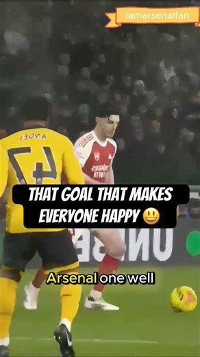 THAT SAKA GOAL THAT MAKES US THINK WE’VE WON THE MATCH #arsenal #shorts #premierleague #wolves