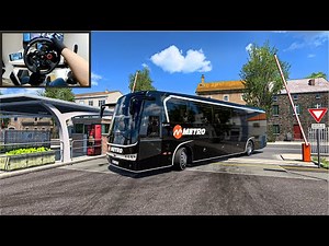 VIP Bus Drive Through France | Euro Truck Simulator 2 | Logitech G29 Setup | First-Person View