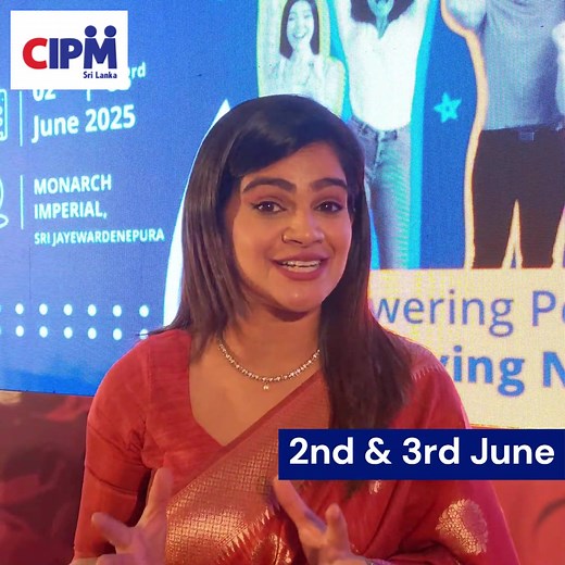 We’ve captured a special announcement from Trishma Pinto about the National Human Resource Conference 2025, happening on June 2 & 3 at Monarch 2025! 📅✨ “Empowering People for a Thriving Nation – It Starts with Your Voice” 🗣️💡. Your voice has the power to drive change, inspire growth, and shape the future of our nation! 🚀 Stay tuned for more updates! #nhrc2025 #EmpowertoThrive #YourVoiceMatters #HRLeadership | CIPM Sri Lanka