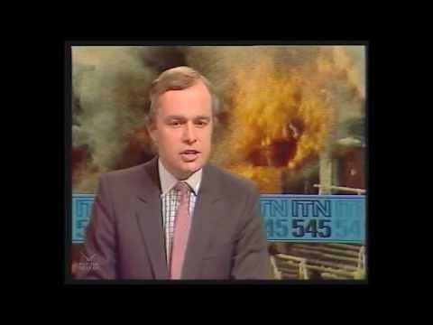 Bradford Stadium fire report | ITN News at 5:45 | TVS 14/05/1985