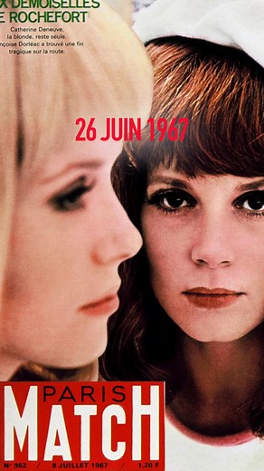 📰 C’ÉTAIT À LA UNE Françoise Dorléac décède dans un terrible accident de voiture, survenu dans le sud de la France le 26 juin 1967, peu après la sortie des « Demoiselles de Rochefort ». Elle n’avait que 25 ans. L'épisode le plus douloureux de la vie de Catherine Deneuve. 🙏 🎥 @Jessiskarsgard | Paris Match