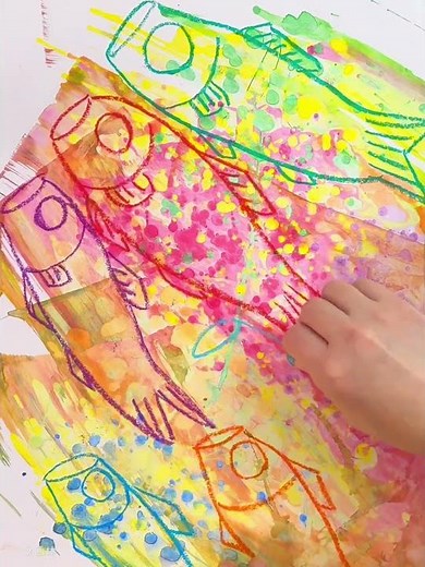 【5月の節句】子供と一緒に描きたい！簡単なのに楽しくて本格的な「こいのぼり」 #art #painting #watercolor #drawing