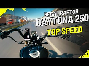 REGAL RAPTOR DAYTONA 250 SÜRÜŞ (Top Speed)