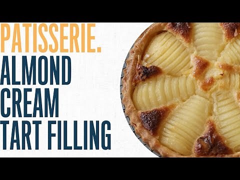 Learn how to make an almond cream filling by hand.