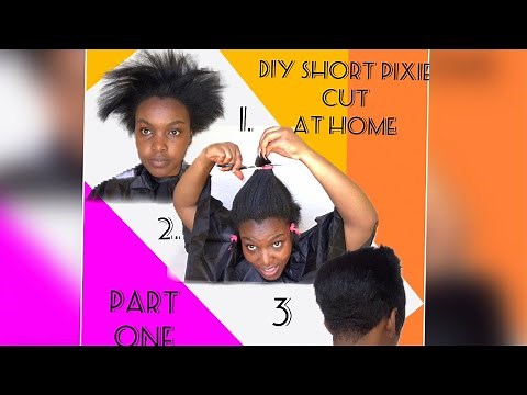 Summer Pixie Part 1 |Cutting my own hair into a short Pixie at home|