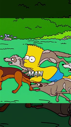 Bart's Wild Encounter with a Wolf