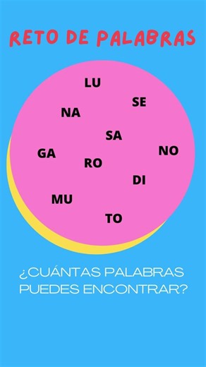 RETO DE PALABRAS #trivias #acertijos #quiz #spanishforenglishspeakers #spanishvocabulary #ele
