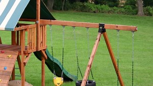 BETOOLL 90° A-Frame Middle Swing Set Brackets, Heavy Duty Steel DIY Swing Set - Includes Mounting Hardware, Ideal for Indoor and Outdoor Playgrounds (1 Middle Brackets-Black)