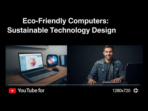 Eco Friendly Computers Sustainable Technology Design