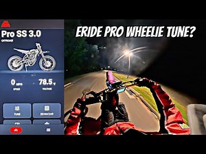 Eride pro app is FINALLY WORKING | The perfect wheelie tune?