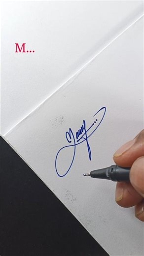 Elegant “M” Signature Design Tutorial | Quick & Stylish Signature Art for Beginners