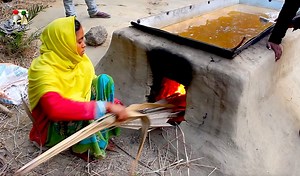 How to make date palm jaggery village style | villfood