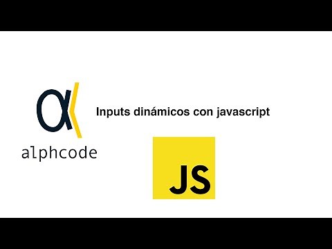 Inputs dinámicos con javascript | recursos javascript