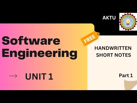Software Engineering B Tech 3rd year Unit 1 | ShortNotes4U