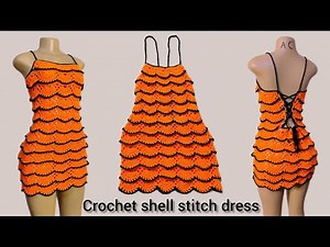 How to Crochet Shell Stitch Dress/Beginner Friendly Detailed Tutorial