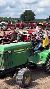 A little country fun - a local family puts on a tractor and lawn tractor pull .Jackson and his cousins got to join in the fun. Jackson took his #johndeere430 . #Youngfarmer #johndeere #farmerlife #countryliving #farminglife #makefarmingfun #oldschool #farming #justajacksonthing #jacksonfarmer #tractor #thatsallshewrote | justajacksonthing