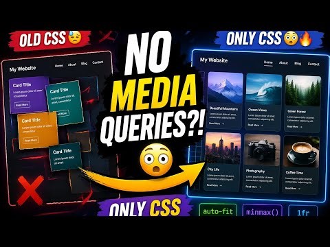 Responsive Website Using ONLY CSS 