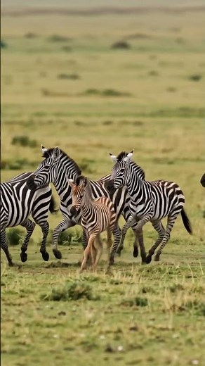 Zebra Stampede! A Dazzle of Zebras and Their Foals Race Across the Savanna! #Zebra #Wildlife #safari