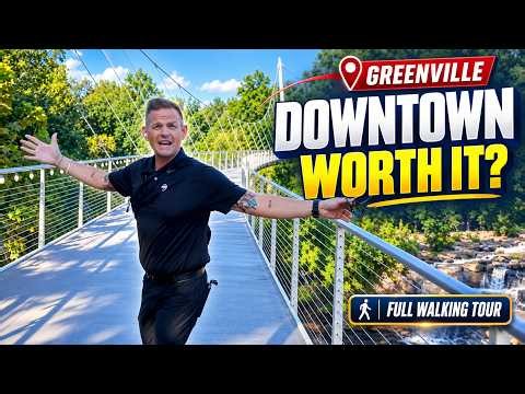 Is Downtown Greenville SC ACTUALLY Worth It? Full Walking Tour