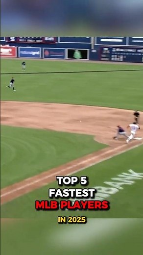Top 5 Fastest MLB Players in 2025 #mlb #baseball #fast
