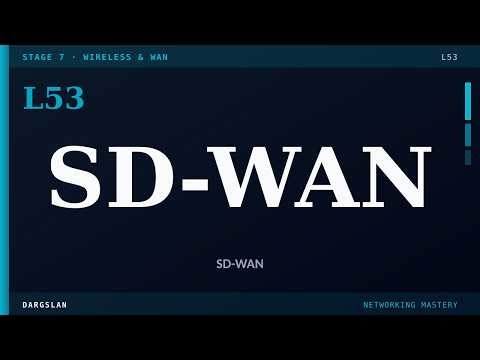 Software-defined WAN — replacing MPLS with intelligence | Networking #53