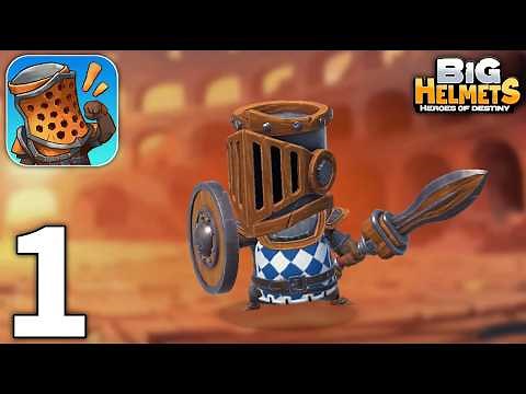 Big Helmets Heroes of Destiny Gameplay Walkthrough Part 1 (iOS, Android)