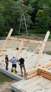 A Timber Framing DREAM Come True #timberframe #housebuilding #selfbuilding | Third Coast Craftsman