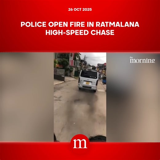 🔴 Police open fire in Ratmalana high-speed chase #themorninglk #trending #srilanka #trendingvideo #SriLankaPolice #Ratmalana | The Morning