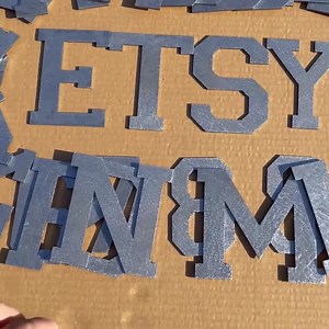 Custom Metal Letters for Crafts, Small 14 Gauge Steel Letters, Letters for Wall, Outdoor Letter Numbers, Thin DIY Letters Your Number Gift - Etsy