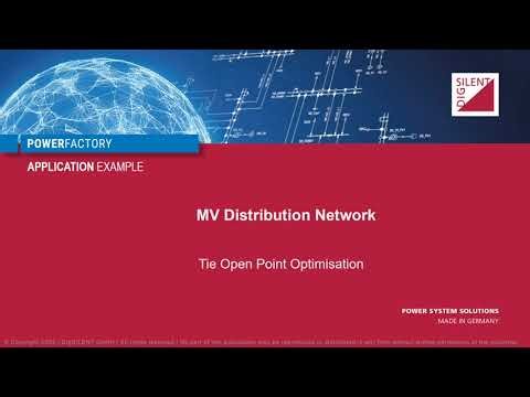 PowerFactory - MV Distribution Network - Tie Open Point Optimisation