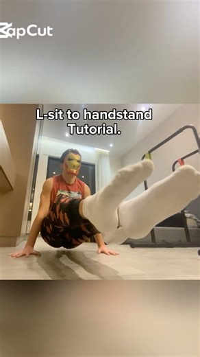 The only L-sit to handstand tutorial you need #calisthenics #lsit #handstandhold