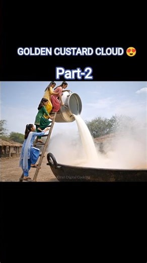 You Won’t Believe What Happens NextWorld’s Biggest Custard – Part 2 😱🔥 Sugar Waterfall Scene!#shorts