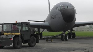 Check out a couple interior views and aircraft move of the Boeing KC-135R! National Museum of the U.S. Air Force restoration crews towed the aircraft to it's new home today in the Air Park! #avgeek #kc135 #AF75 | National Museum of the U.S. Air Force
