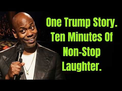 Dave Chappelle Stand Up | One Trump Story. Ten Minutes Of Non-Stop Laughter | Bold Comedy