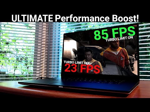 How to Turbo Limit your LAPTOP CPU for FPS GAIN!