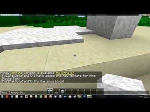 The snow texture in Mine Blocks Pak. (New Year Special!)