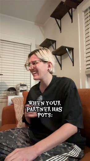 The temperature dysregulation, presyncope, extra salt, the flare ups 🤪 who can relate? Also, how’s everyone doing this October Slide? 😭 love you all ❤️‍🩹 #PotSyndrome #Dysautonomia #InterabledCouple | Microcatmachine
