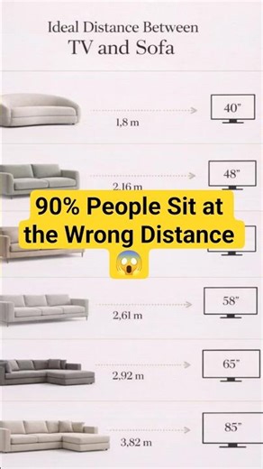 You’re Sitting Too Close to Your TV 😳 Fix This Now!