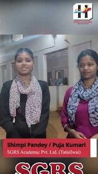 From Training to Job | SGRS Academic Success Story #successstory