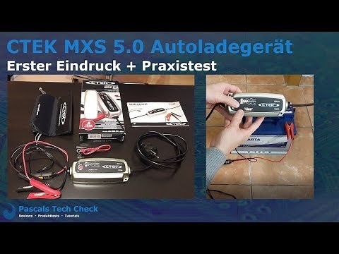CTEK MXS 5.0 Vollautomatisches Ladegerät / Autoladegerät 🔥 Erster Eindruck + Praxistest